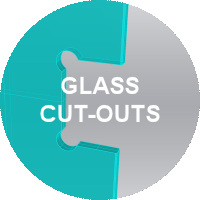 glass cut-outs